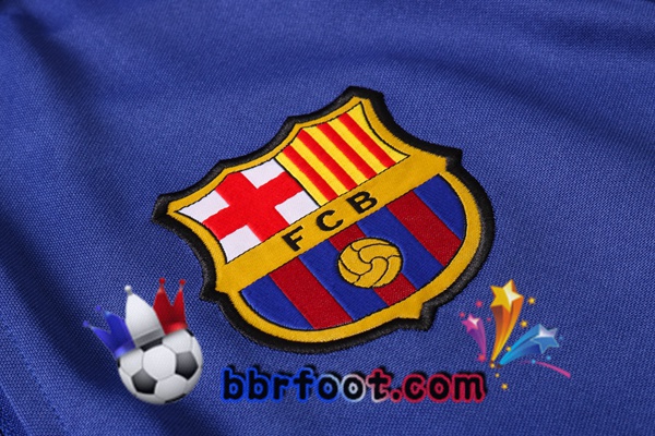 Veste Survetement Foot FC Barcelone Bleu Rouge Noir 21/22