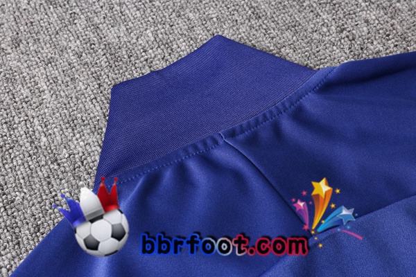 Veste Survetement Foot FC Barcelone Bleu Rouge Noir 21/22