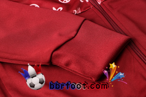 Veste Survetement Foot FC Liverpool Rouge 21/22