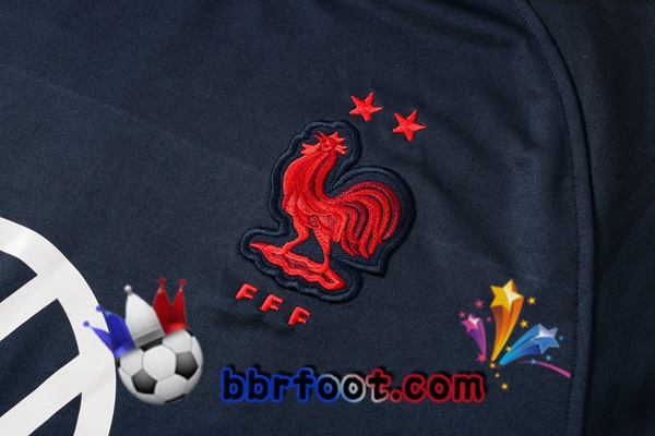 Training T-Shirts France + Pantalon Bleu Royal 21/22