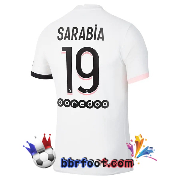 Maillot Foot Jordan Paris PSG (Sarabia 19) Exterieur 21/22