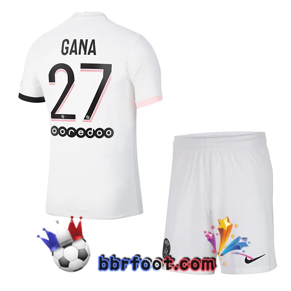 Maillot Foot Jordan Paris PSG (Gana 27) Enfant Exterieur 21/22