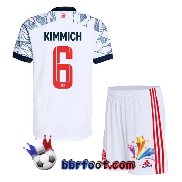 Maillot Foot Bayern Munich (Kimmich 6) Enfant Third 21/22