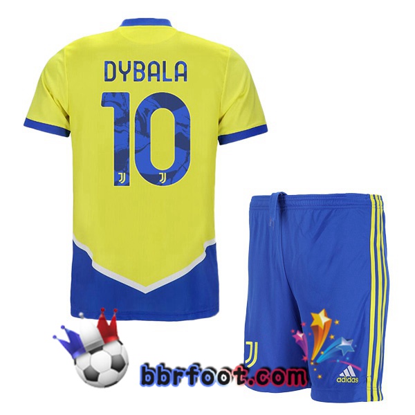 Maillot Foot Juventus (DYBALA 10) Enfant Third 21/22 Maillot Foot Juventus (DYBALA 10) Enfant Third 21/22