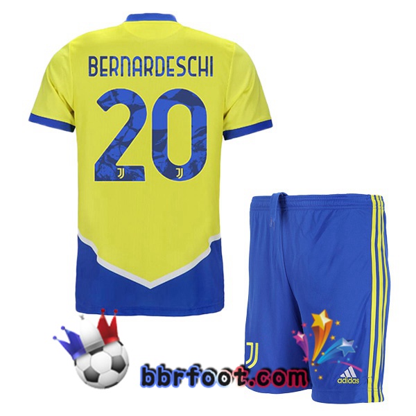 Maillot Foot Juventus (BERNARDESCHI 20) Enfant Third 21/22