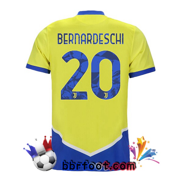 Maillot Foot Juventus (BERNARDESCHI 20) Third 21/22