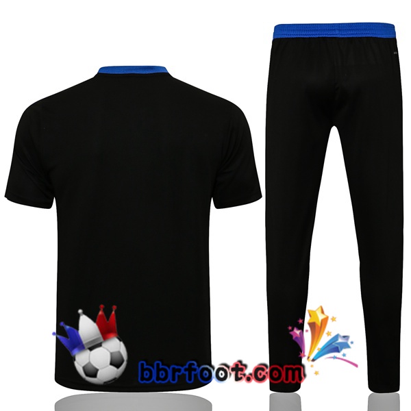 Polo Foot Real Madrid + Pantalon Noir 21/22