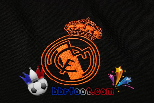 Polo Foot Real Madrid + Pantalon Noir 21/22