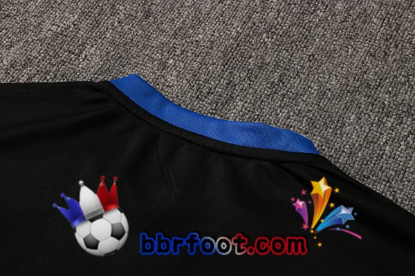 Polo Foot Real Madrid + Pantalon Noir 21/22