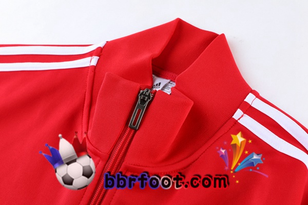 Veste Survetement Foot Manchester United Rouge 21/22