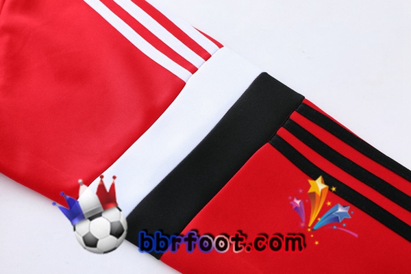 Veste Survetement Foot Manchester United Rouge 21/22