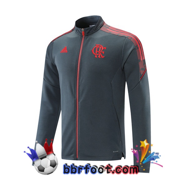 Veste Foot Flamengo Gris 21/22