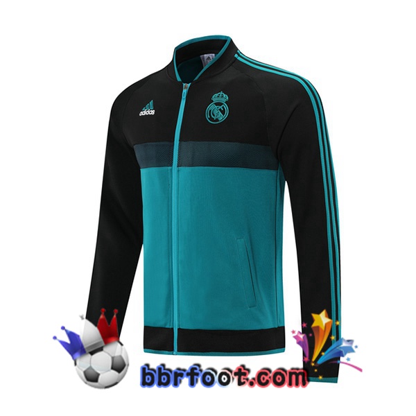 Veste Foot Real Madrid Bleu Noir 21/22