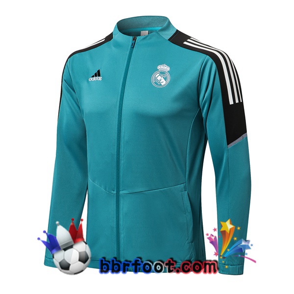Veste Foot Real Madrid Bleu 21/22