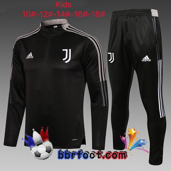 Survetement Foot Juventus Enfant Noir 21/22