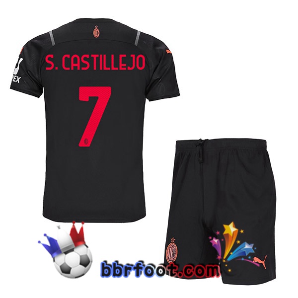 Maillot Foot AC Milan (S. CASTILLEJO 7) Enfant Third 21/22