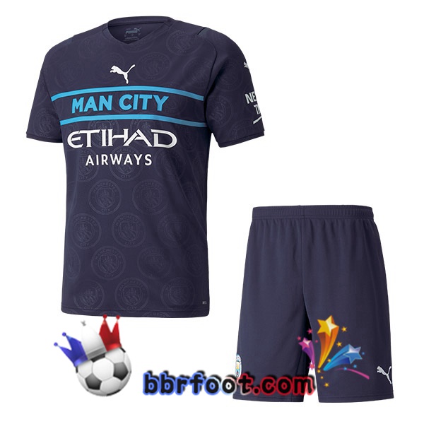 Maillot Foot Manchester City Enfant Third 21/22