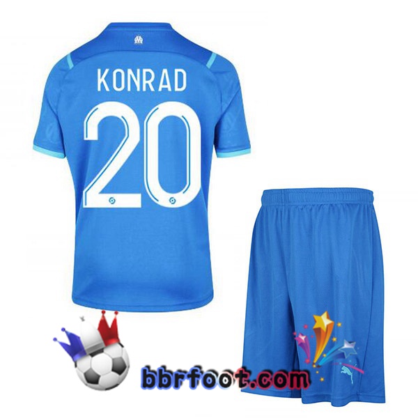 Maillot Foot Marseille OM (KONRAD 20) Enfant Third 21/22