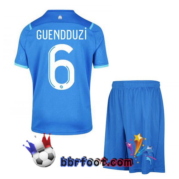 Maillot Foot Marseille OM (GUENDOUZI 6) Enfant Third 21/22