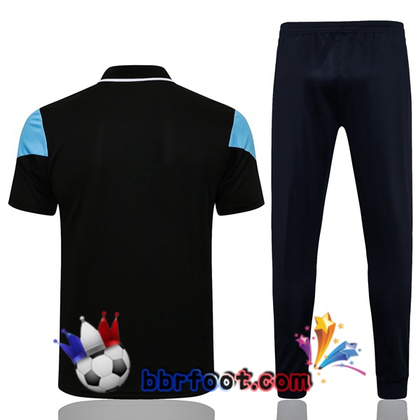 Polo Foot Marseille OM + Pantalon Noir 21/22