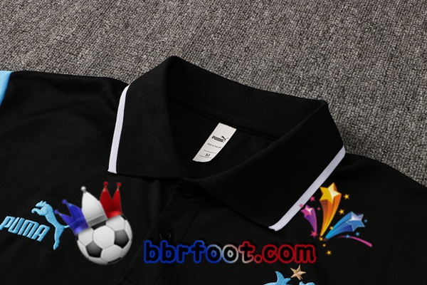 Polo Foot Marseille OM + Pantalon Noir 21/22