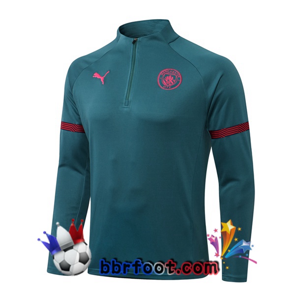 Sweatshirts Homme Manchester City Vert 21/22