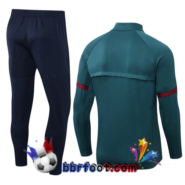 Survetement Foot Manchester City Vert 21/22
