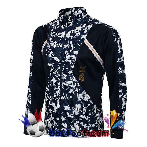 Veste Foot Italie Bleu Royal 21/22