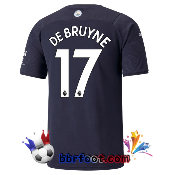 Maillot Foot Manchester City (DE BRUYNE 17) Third 21/22