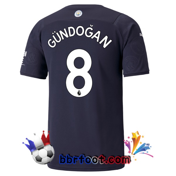 Maillot Foot Manchester City (GÜNDOĞAN 8) Third 21/22