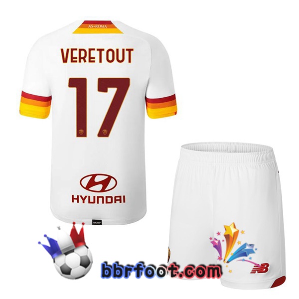 Maillot Foot AS Roma (VERETOUT 17) Enfant Exterieur 21/22