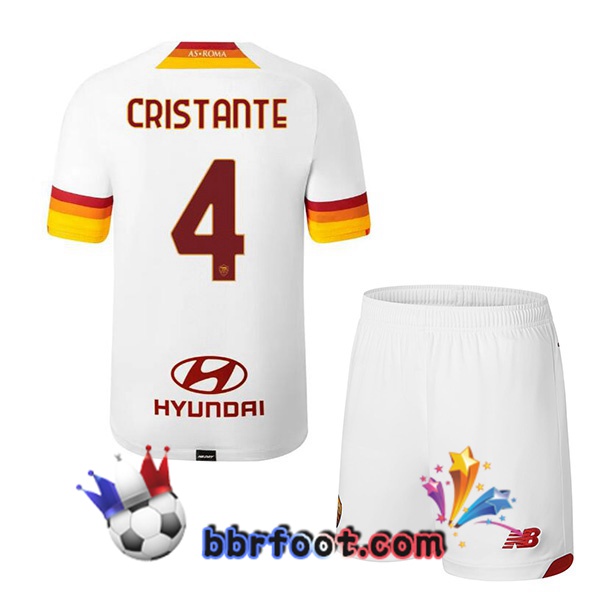 Maillot Foot AS Roma (CRISTANTE 4) Enfant Exterieur 21/22