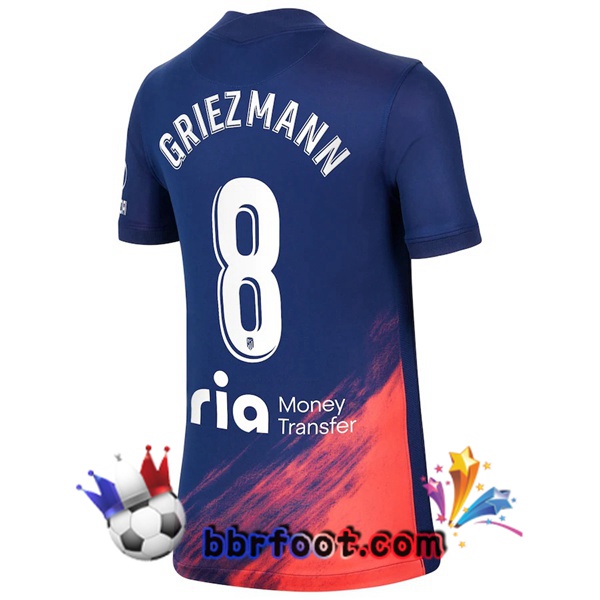 Maillot Foot Atletico Madrid (GRIEZMANN 8) Exterieur 21/22
