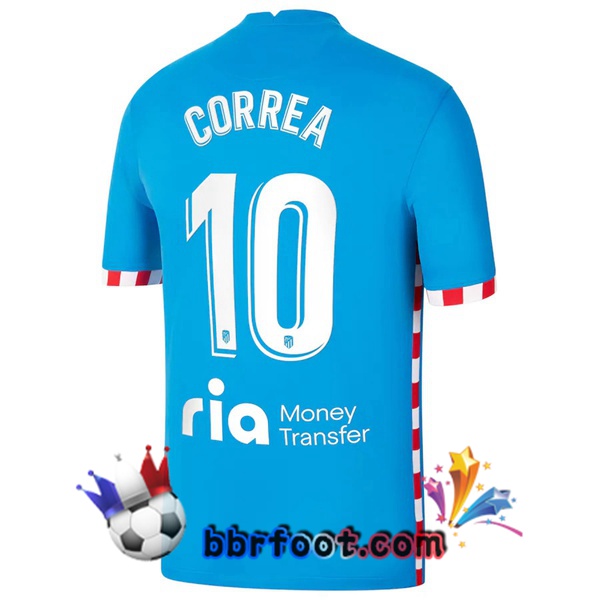 Maillot Foot Atletico Madrid (Correa 10) Third 21/22