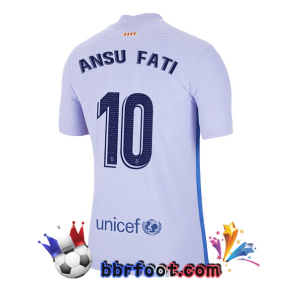 Maillot Foot FC Barcelone (Ansu Fati 10) Exterieur 21/22