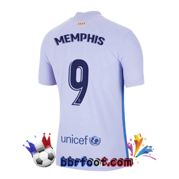 Maillot Foot FC Barcelone (Memphis 9) Exterieur 21/22