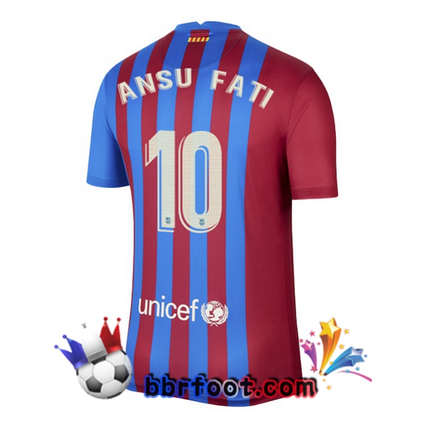Maillot Foot FC Barcelone (Ansu Fati 10) Domicile 21/22