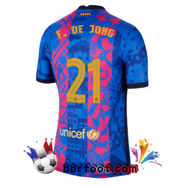 Maillot Foot FC Barcelone (F. DE JONG 21) Third 21/22