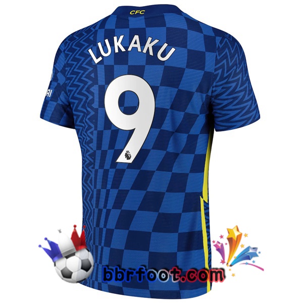 Maillot Foot FC Chelsea (LUKAKU 9) Domicile 21/22