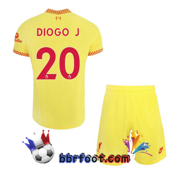 Maillot Foot FC Liverpool (DIOGO J. 20) Enfant Third 21/22