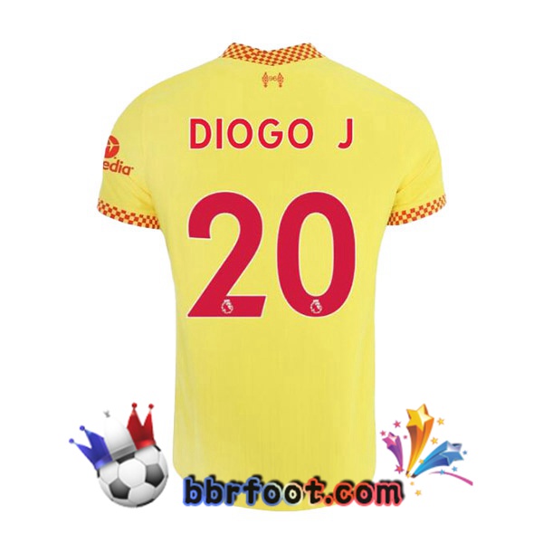 Maillot Foot FC Liverpool (DIOGO J. 20) Third 21/22
