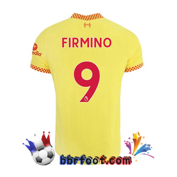 Maillot Foot FC Liverpool (FIRMINO 9) Third 21/22