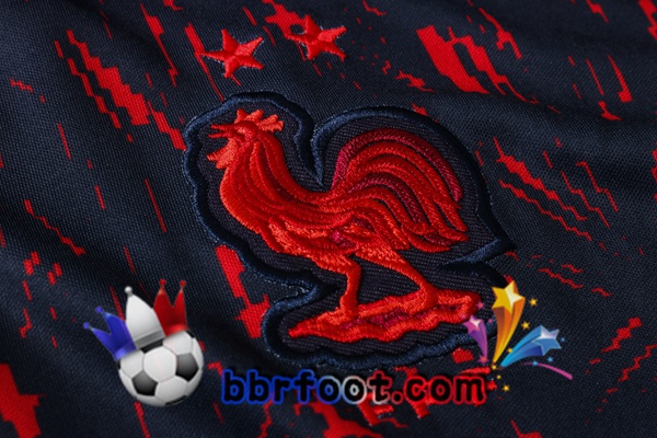 Polo Foot France + Pantalon Noir Rouge 21/22