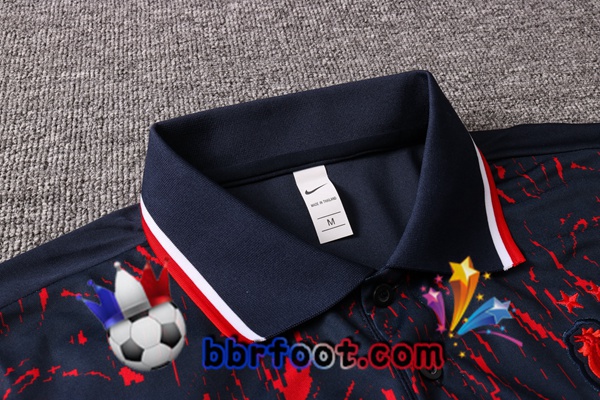 Polo Foot France + Pantalon Noir Rouge 21/22