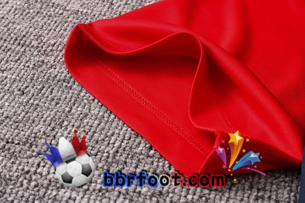 Polo Foot France + Pantalon Noir Rouge 21/22