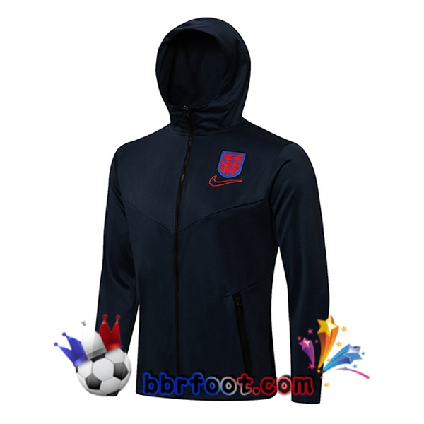 Sweatshirt à Capuche Angleterre Bleu Royal 21/22