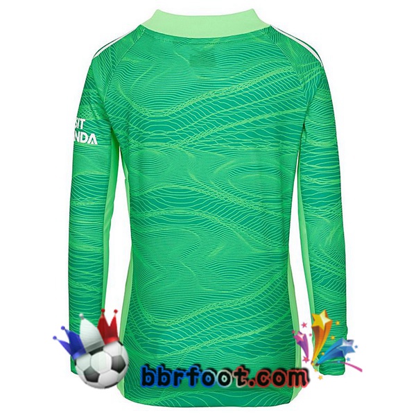 Maillot Foot Arsenal Gardien de but Manche Longue Vert 21/22