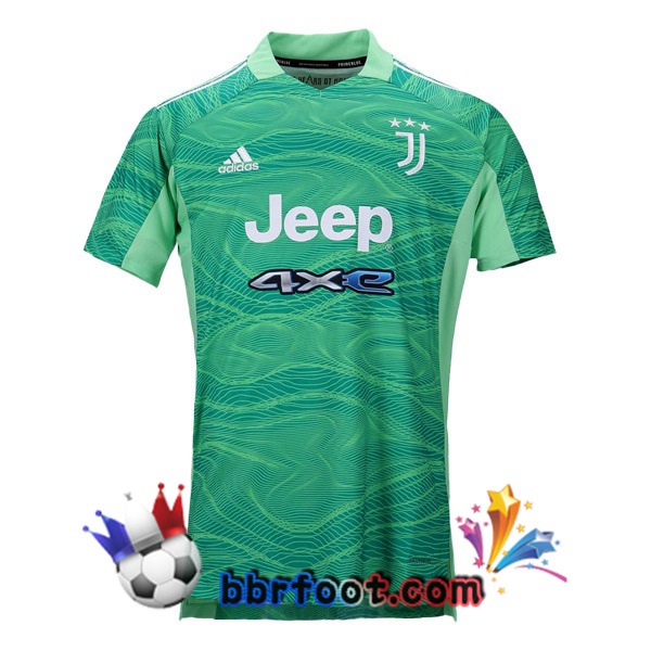 Maillot Foot Juventus Gardien de but Vert 21/22 Maillot Foot Juventus Gardien de but Vert 21/22