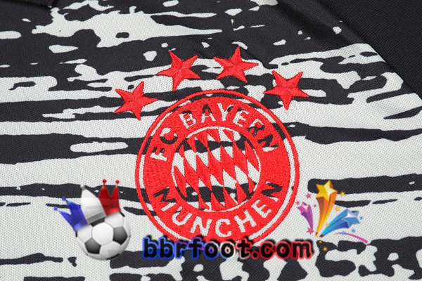 Polo Foot Bayern Munich + Pantalon Gris Noir 21/22
