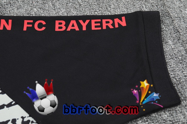 Polo Foot Bayern Munich + Pantalon Gris Noir 21/22